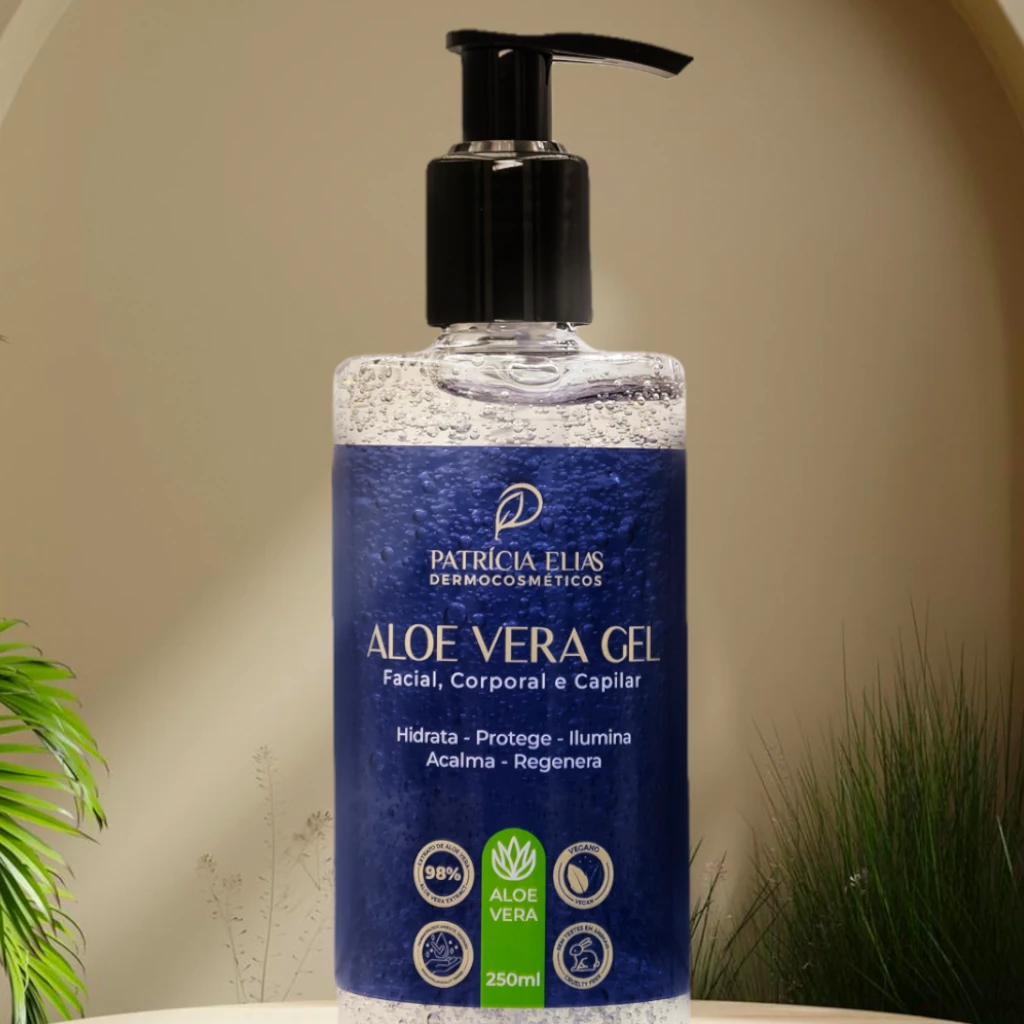 Aloe Vera Gel 100% vegano e orgânico