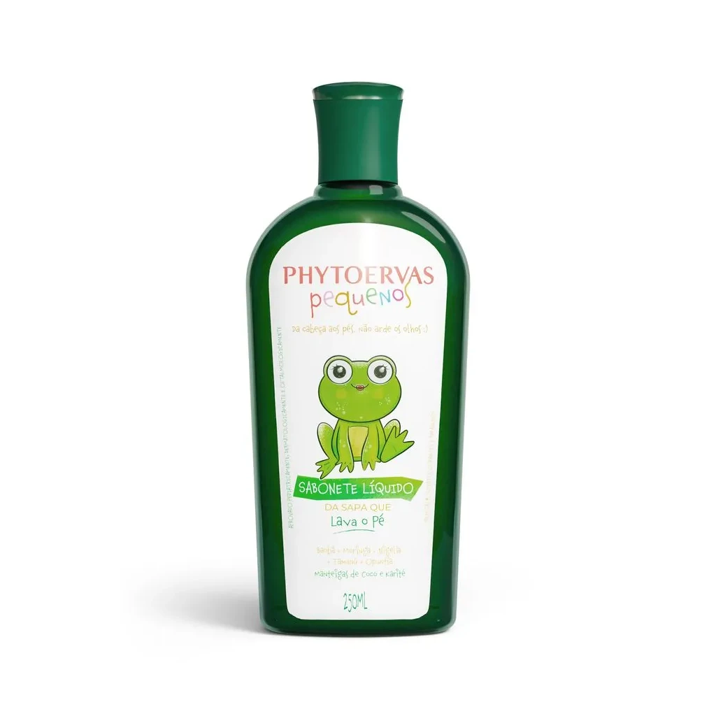 Sabonete Líquido Vegetal Linha Infantil Vegana Pequenos Phytoervas