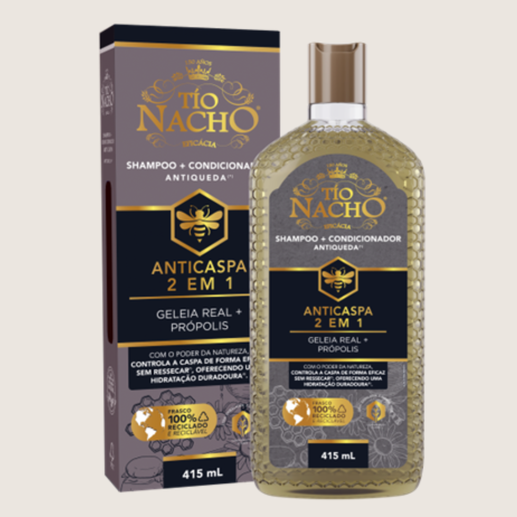 Shampoo Anticaspa 2 em 1 Tío Nacho
