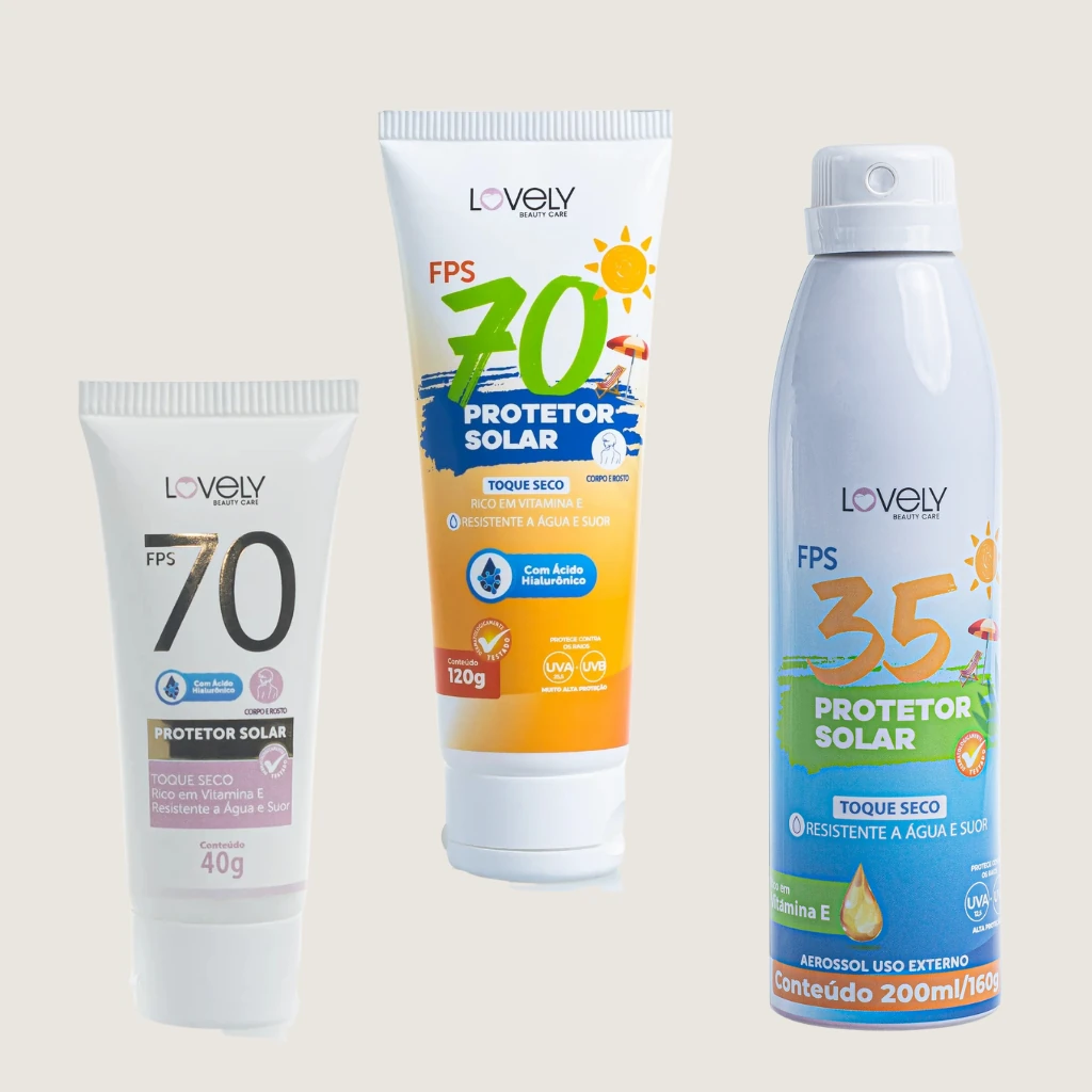 Protetores solares veganos Lovely