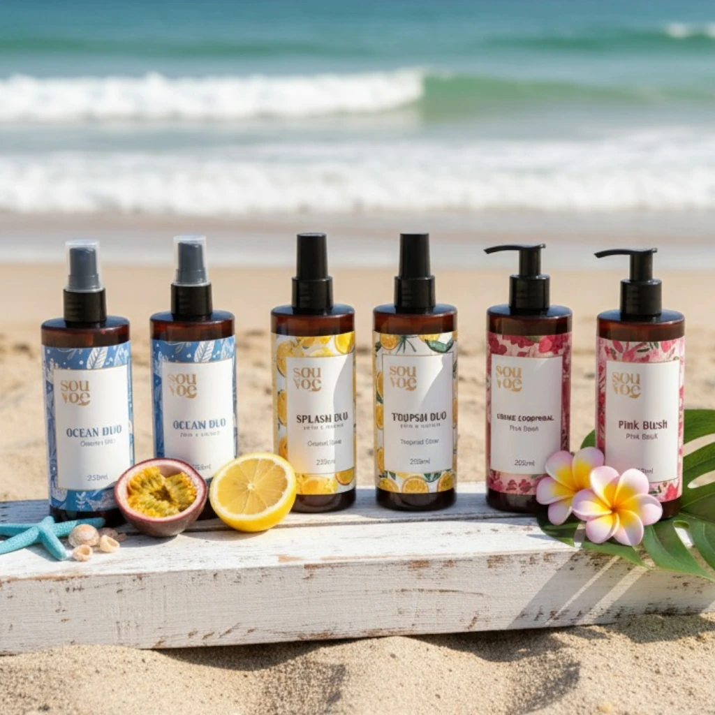 Summer Vibes Sou Voe - linha duo splahsh e creme corporal