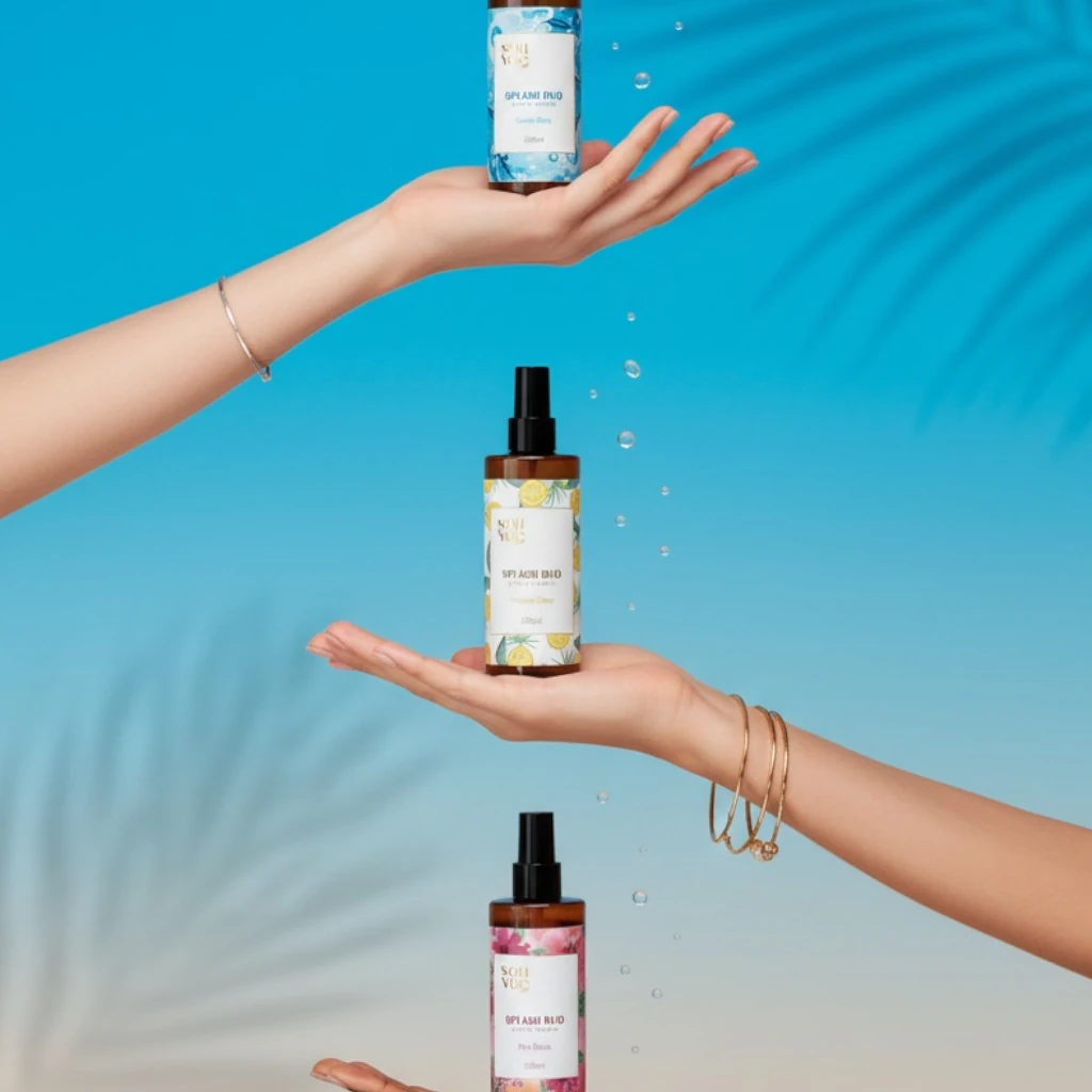 Summer Vibes Sou Voe- linha splahsh e creme corporal