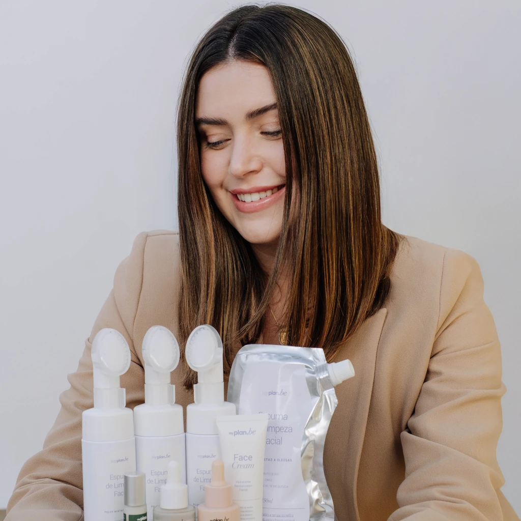 Beatriz Pontes fundadora da My Plan Be e a sua linha de produtos clean beauty