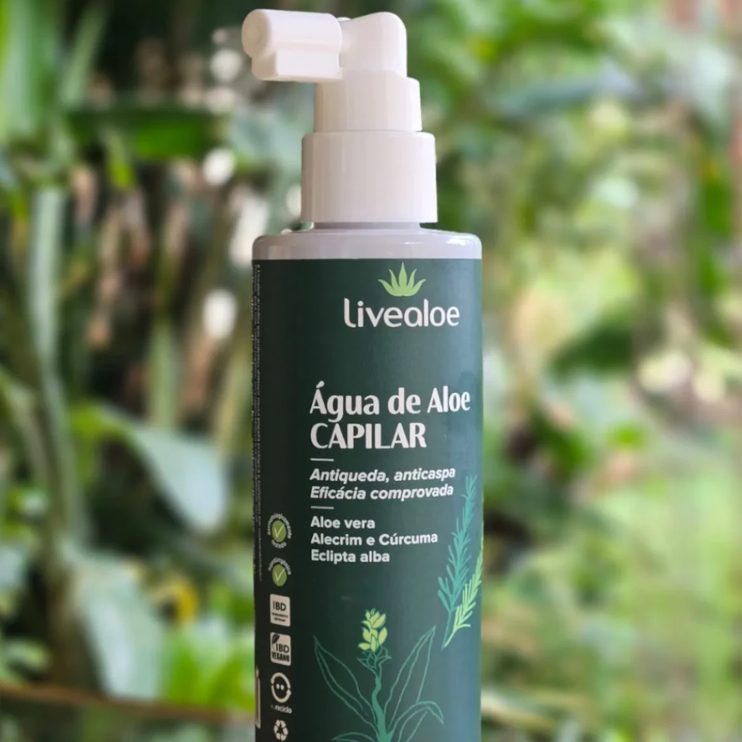 Água de Aloe Capilar 200 ml Livealoe