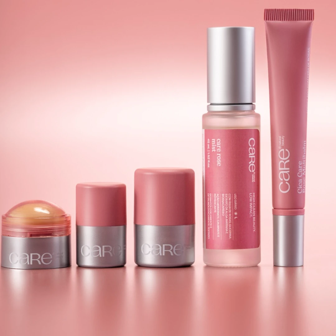Linha Rosas da CARE Natural Beauty: skincare clean beauty