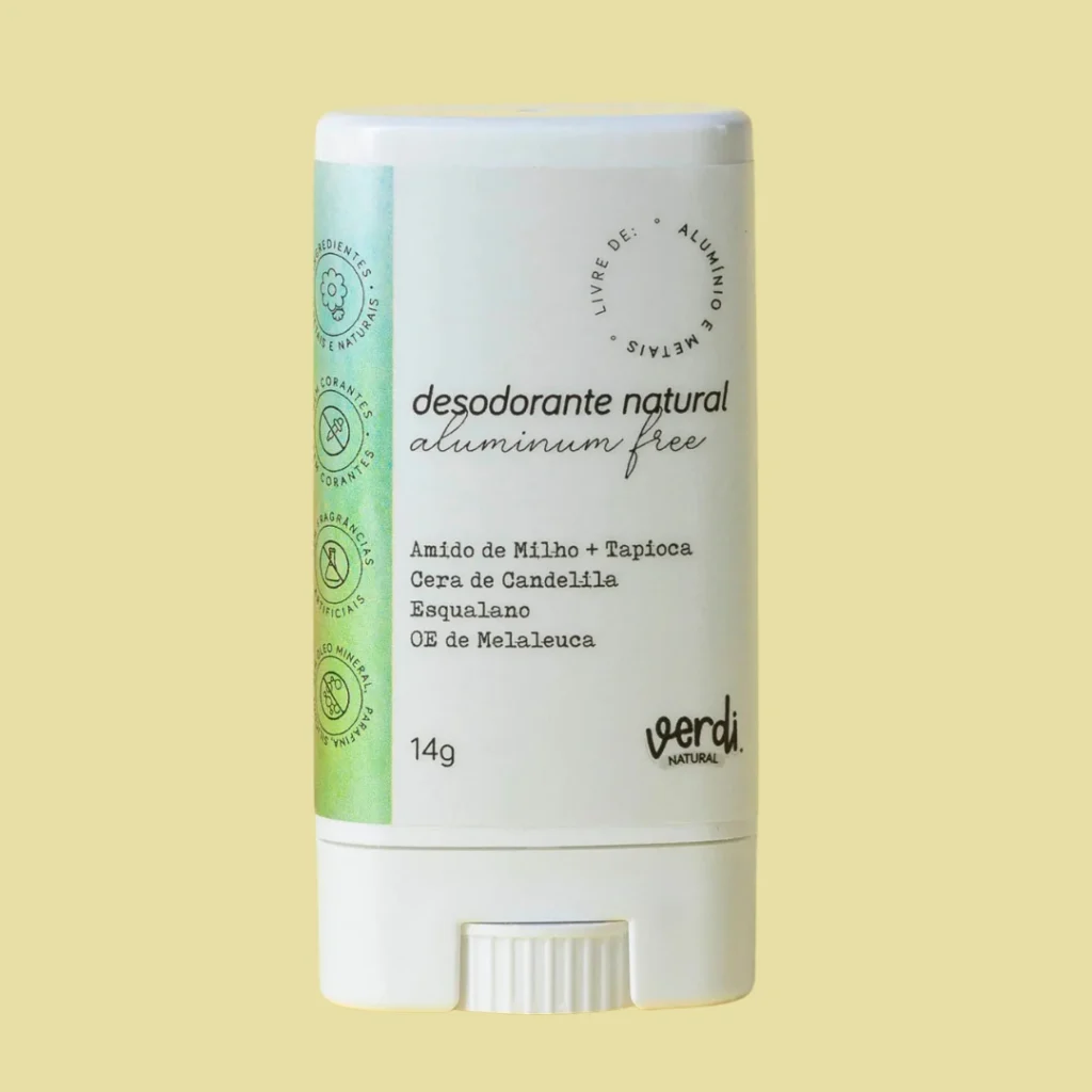 Verdi Natural – Desodorante Stick Natural Sem Alumínio