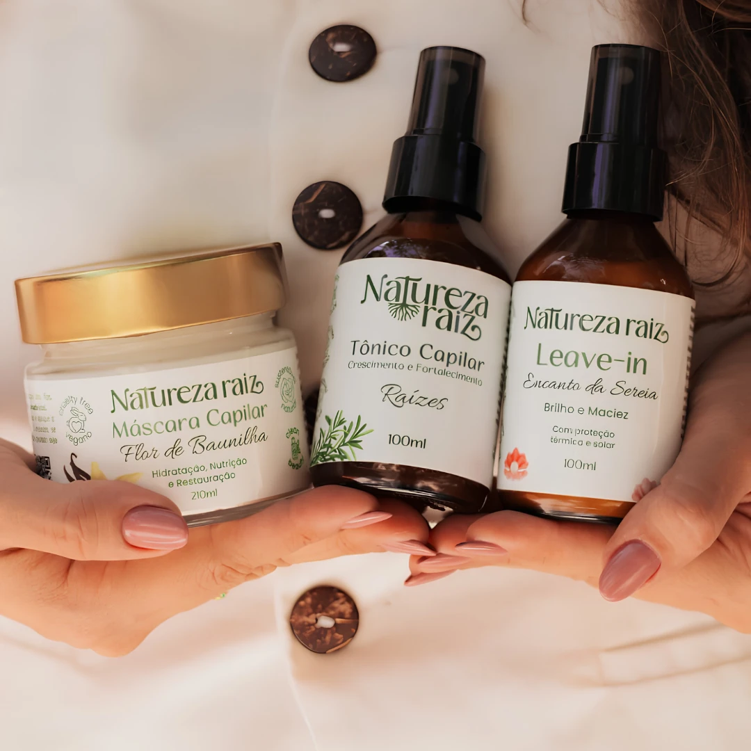 Produtos clean beauty Natureza Raiz